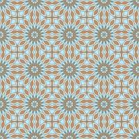Ethnic tight vector pattern. Color flower circle mandalas. Can be used for design of fabric, covers, wallpapers, tiles.