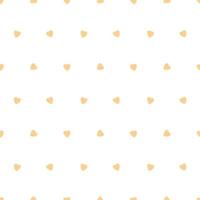 A seamless beautiful heart pattern. Cute yellow symbols on a white background. Holiday wrapping paper. Valentines Day. Love. Wedding