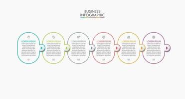 Presentation business infographic template vector