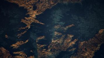 top erial view of the red rock canyon photo