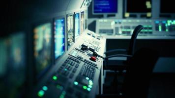 empty power plant control room photo