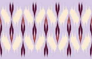 Ethnic abstract purple Seamless ikat pattern in tribal, folk embroidery, and Asia style. Aztec geometric art ornament print. Design for carpet, wallpaper, clothing, wrapping, fabric, cover. vector