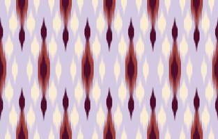 Ethnic abstract purple Seamless ikat pattern in tribal, folk embroidery, and Asia style. Aztec geometric art ornament print. Design for carpet, wallpaper, clothing, wrapping, fabric, cover. vector