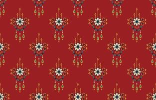 Ethnic abstract   Indian seamless pattern in tribal, folk embroidery, and Asian style. Aztec geometric art ornament print.Design for carpet, wallpaper, clothing, wrapping, fabric, cover, textile. vector