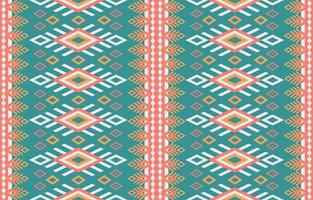 Ethnic chevron abstract art. Seamless rhombus pattern pastel color, folk embroidery, Cute Mexican style. Aztec geometric art ornament print. Design for carpet, clothing, fabric. vector