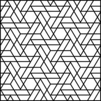 Triángulo simple azulejo blanco negro patrón sin costuras perfecto para fondo o papel tapiz vector