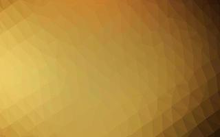 Dark Yellow, Orange vector blurry triangle template.