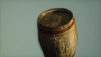 classic old rusted wooden barrel photo