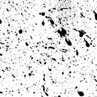 Grunge Black Ink Splatter Texture Blotches vector