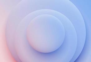 Violet circles abstract background. Simple and clean. 3D illustration.