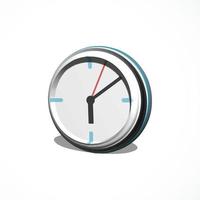 reloj icono 3d render vector