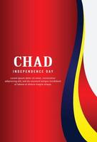 Happy independence day of Chad. template, background. Vector illustration