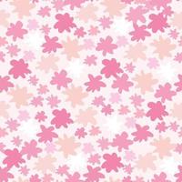 Random small and middle star shapes isolated seamless pattern. Figures in pink tones on white background. vector