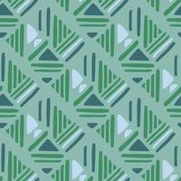 Seamless hand draw Folk pattern. weave lines ornament. vector