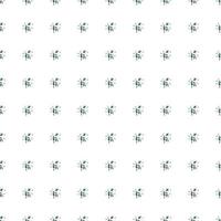 Small flowers and leaf seamless pattern. Floral endless ornament. Simple botanical backdrop. vector