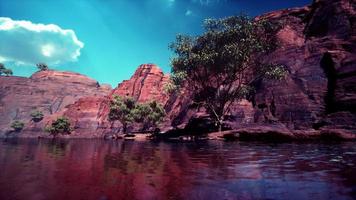 Panoramic view of Colorado River photo