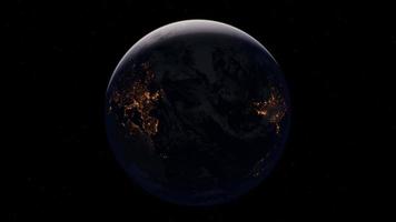 earth globe planet from space orbit photo