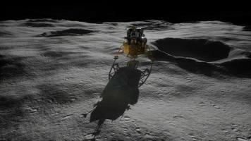 lunar landing mission on the Moon photo