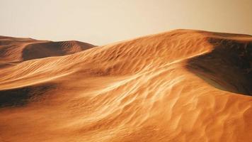 Big sand dune in Sahara desert landscape photo