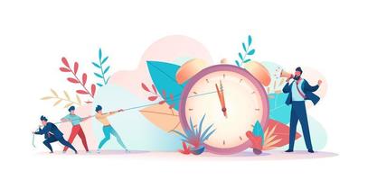 People are trying to regain time deadline vector