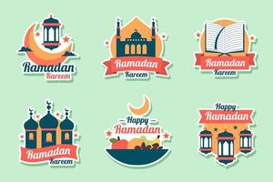 Set of Ramadan Kareem Stickers