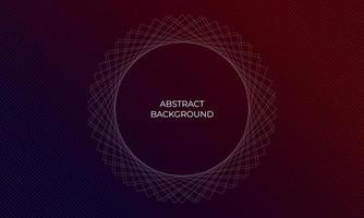 Abstract modern dark circle line wave frame background vector