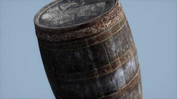 classic old rusted wooden barrel photo