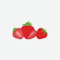 Set Strawberry Vector Assets