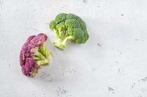 Cauliflower and broccoli photo