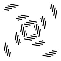 Abstract vector design in black color. Perfect for corporate, background, t-shirt, and so on.