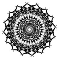 Abstract vector design in black color. Perfect for corporate, background, t-shirt, and so on.
