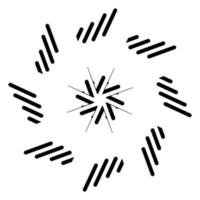Abstract vector design in black color. Perfect for corporate, background, t-shirt, and so on.