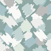 Pale seamless abstract pattern with creative shapes. Light blue tones palette stylized artwork. Simple design. vector