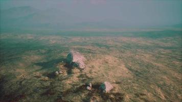 Alpine landscape with big stones video