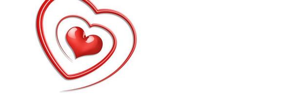 Happy valentine. Heart shaped symbol of love. 3d illustration photo