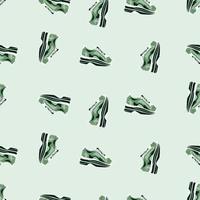 Sneakers seamless pattern. Background of clothing. vector