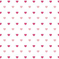 Seamless patterns with red and pink hearts. Seamless background with hearts. Valentine's Day. Gift wrap, printables, cloth, cute background for a card vector