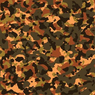 Seamless Classic Camouflage Pattern Stock Illustration