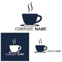 Coffee cup Logo Template vector icon design