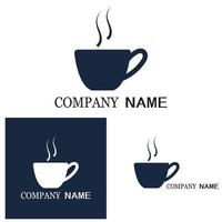 Coffee cup Logo Template vector icon design