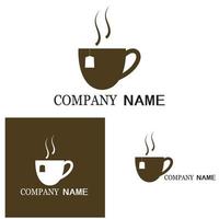 Coffee cup Logo Template vector icon design