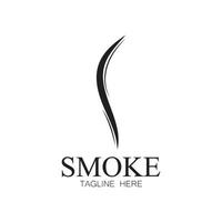 Smoke steam icon logo illustration isolated on white background Aroma vaporize icons. Smells vector line icon  hot aroma  stink or cooking steam symbols  smelling or vapor