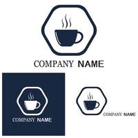 Coffee cup Logo Template vector icon design