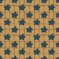 Stars seamless pattern. Abstract star shapes elements wallpaper. vector