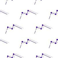 Graph, diagram icon seamless pattern. Finance statistics vector