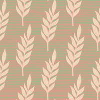 Light pink tones leaves branches silhouettes seamless pattern. Stylized botanic artwork on stripped background. vector