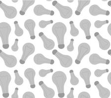 Light bulbs seamless pattern background. Decorative wallpaper. vector