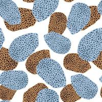 leopard skin seamless pattern. Abstract animal fur wallpaper. vector