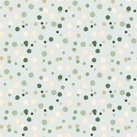 Abstract geometric polka dot seamless pattern on light background. vector