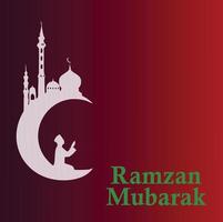 Islamic greeting ramadan card design Vector File.